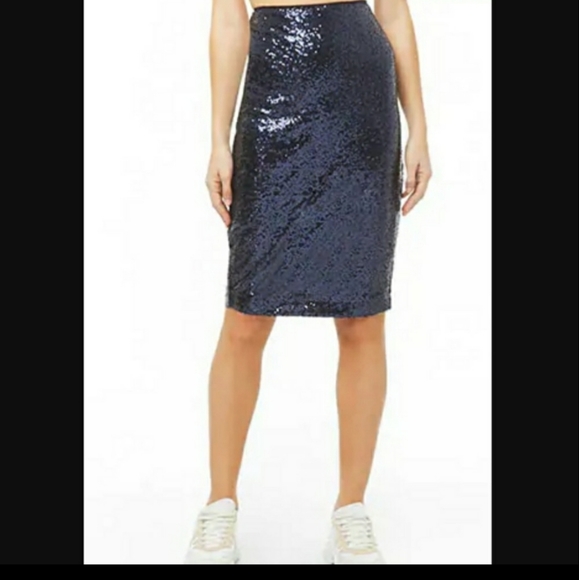 Forever 21 Dresses & Skirts - Forever21 Sequin Pencil Skirt
